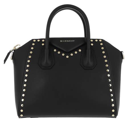 givenchy antigona black studded|givenchy antigona price.